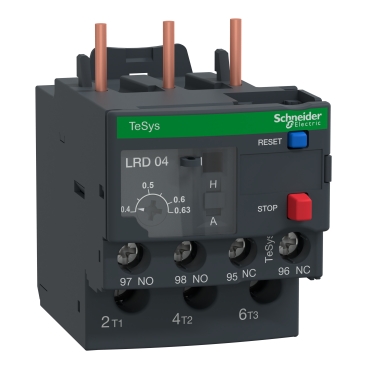 LRD04 0.4-0.63A THERMAL OVERLOAD RELAY SCHNEIDER