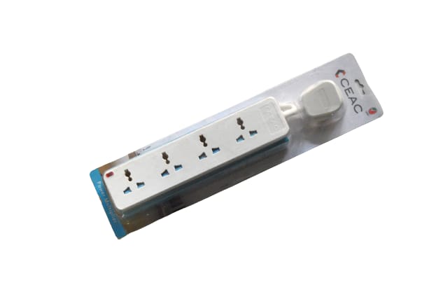 4WAY 2MTR EXTENSION SOCKET WITHOUT SWITCH CE2056