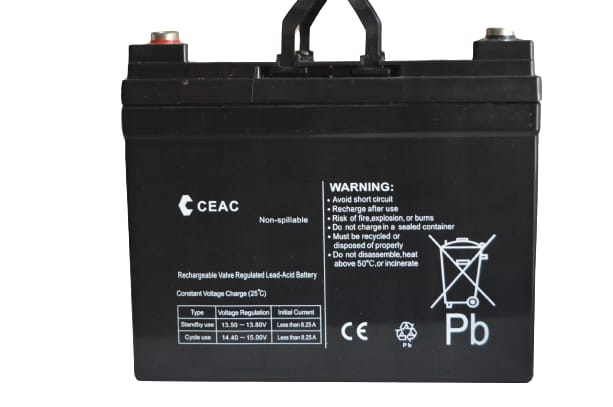 CEAC BATTERY 6FM40(12V40AH/20HR)  LEAD ACID BATTERY