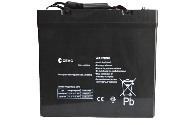 CEAC BATTERY 6FM100G(12V100AH/20HR)  LEAD ACID BATTERY